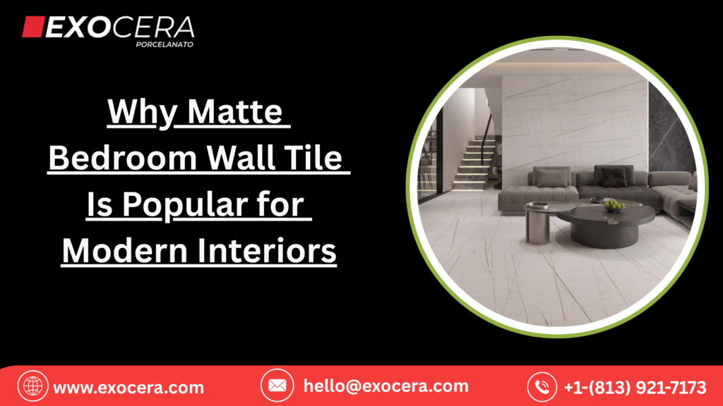 A modern interior design is characterized by calmness, functionality and elegance. As far as wall texture is concerned, bedroom wall tile stands out as the first preference for homeowners and designers. The soft and relaxing atmosphere that is created by the matte finish tiles cannot be achieved through the glossy counterpart. Here is the precise discussion on why matte finish tile are popular for modern interiors: The elegant appeal The smooth and non-reflective surface of matte finish tile provides the bedrooms and other rooms with a clean and contemporary look. It is the subtle finish that reduces the glare against every type of lighting and thus the room feels peaceful and comfortable. It is this elegance that works perfectly with minimalist to modern luxury styles. When homeowners visit a Tampa tile outlet in search of matte finish wall tiles, they look for something that combines style with practicality. A wide range of matte tiles are available in various colors, textures and patterns and thus it becomes easy for the buyer to personalize their space without making it overwhelming. Easy maintenance and durability Easy maintenance and durability is another actor that contributes to the popularity of matte finish tiles. These tile can hide fingerprints, smudges and dust in a more effective way as compared to the glossy ones. While searching for matte finish wall tile in Tampa, people discover that they are very durable and resistant to wear over time. Versatility factor It is very easy for matte finish tile to blend with other materials like wood, glass or fabric. This is another reason behind the popularity of the matte finish tile. The versatile nature of the tiles lets the designers to create layered and visually appealing interiors. Several tile stores in Tampa showcase tile collection that is designed specifically for modern interiors. Creation of seamless look Maintaining a consistent look is the growing trend in modern interior design and it is seen that they select matte finish tile for the rooms to continue the same aesthetics in other areas of the home. They make use of matte tile in bathrooms as well. If you want to see the variation of kitchen tile in Tampa, you can visit any reputed tile shop in Tampa area. The popularity of matte finish tiles is growing and the reasons are obvious. These tile can create elegant looks that often appear to be minimalistic. As they are easy to maintain and stand strong over time, the choice of homeowners and designers are naturally inclined towards the matte finish option. You can visit reputed tile stores in Tampa area or can browse the online stores to check out the collections. FAQs 1. How durable are the matte finish tiles? Matte finish tiles are very much durable and they do not lose the attractive looks over time. 2. Will my bathroom matte finish tiles last long? Matte finish tiles are highly water resistant and thus, they will surely last long. 3. How can I clean my matte finish tiles? You can use soap and water to clean the matte finish tiles.