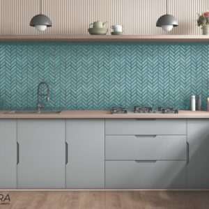 HERRINGBONE  VR GREEN